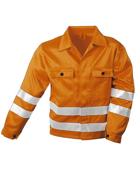 *ALOIS* WARNSCHUTZ-JACKE ORANGE