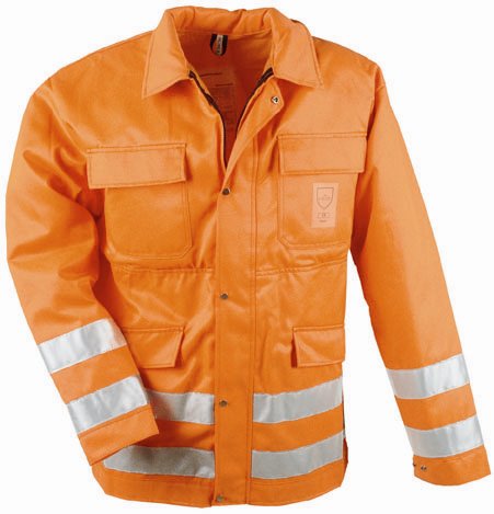 *LINDE* WARN- & SCHNITTSCHUTZ - JACKE ORANGE